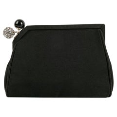 Christian Dior Schwarze Clutch-Tasche