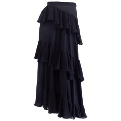 Valentino Rare Black Skirt