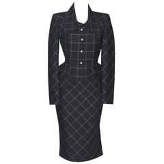 Vivienne Westwood Skirt Suit 100% Wool Sz 6 US