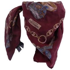 1980s Egon Furstenberg Rare Silk Foulard 2
