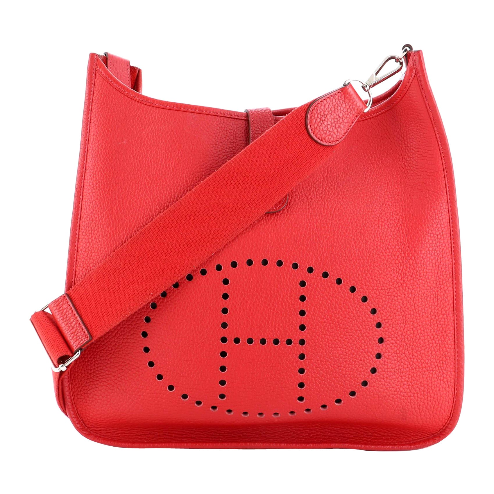 Hermes Evelyne Bag Gen III Clemence GM For Sale at 1stDibs