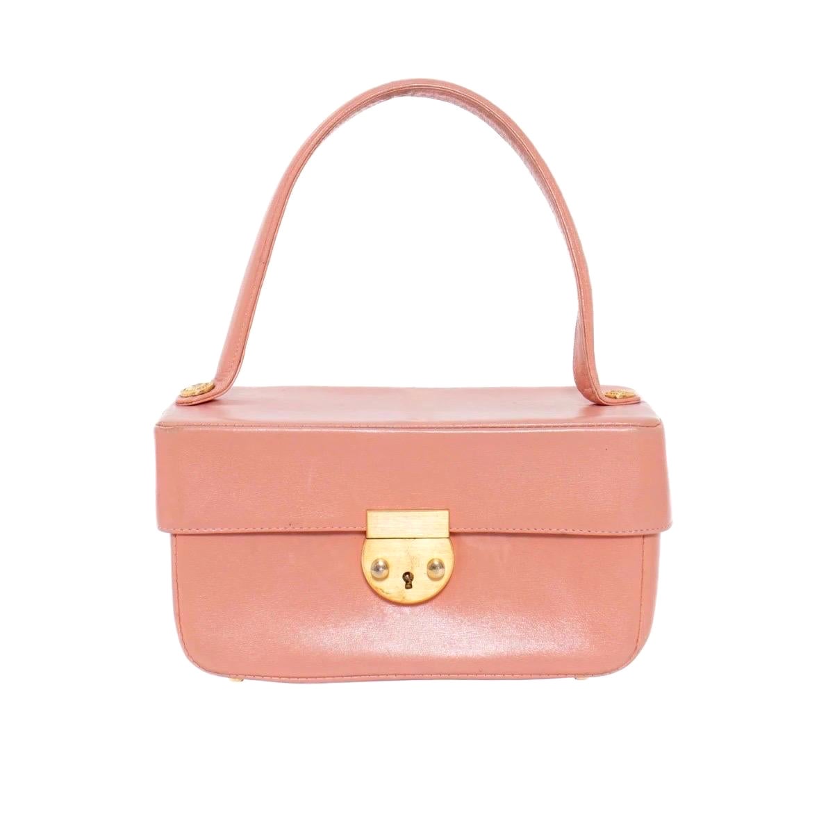 Gianni Versace Pink Top Handle Bag (1990s)