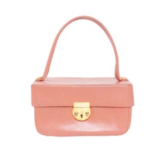 Vintage Gianni Versace Pink Top Handle Bag (1990s)