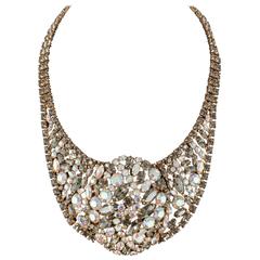 Handsome and sophisticated rhinestone collar, 1950s 7