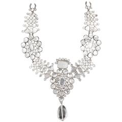 Majestic Moghul style necklace and matching drop earrings, Tom Ford for YSL 10