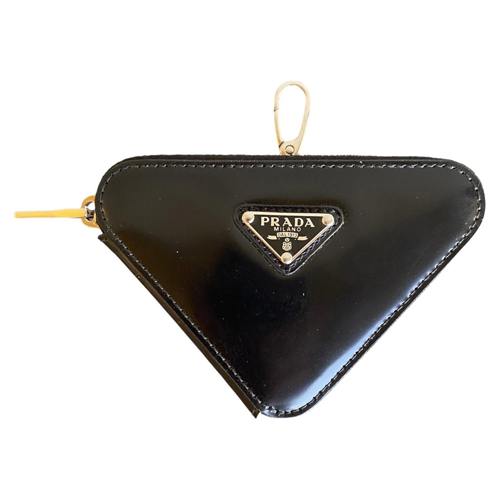 Prada Trick pelle black leather accessorie