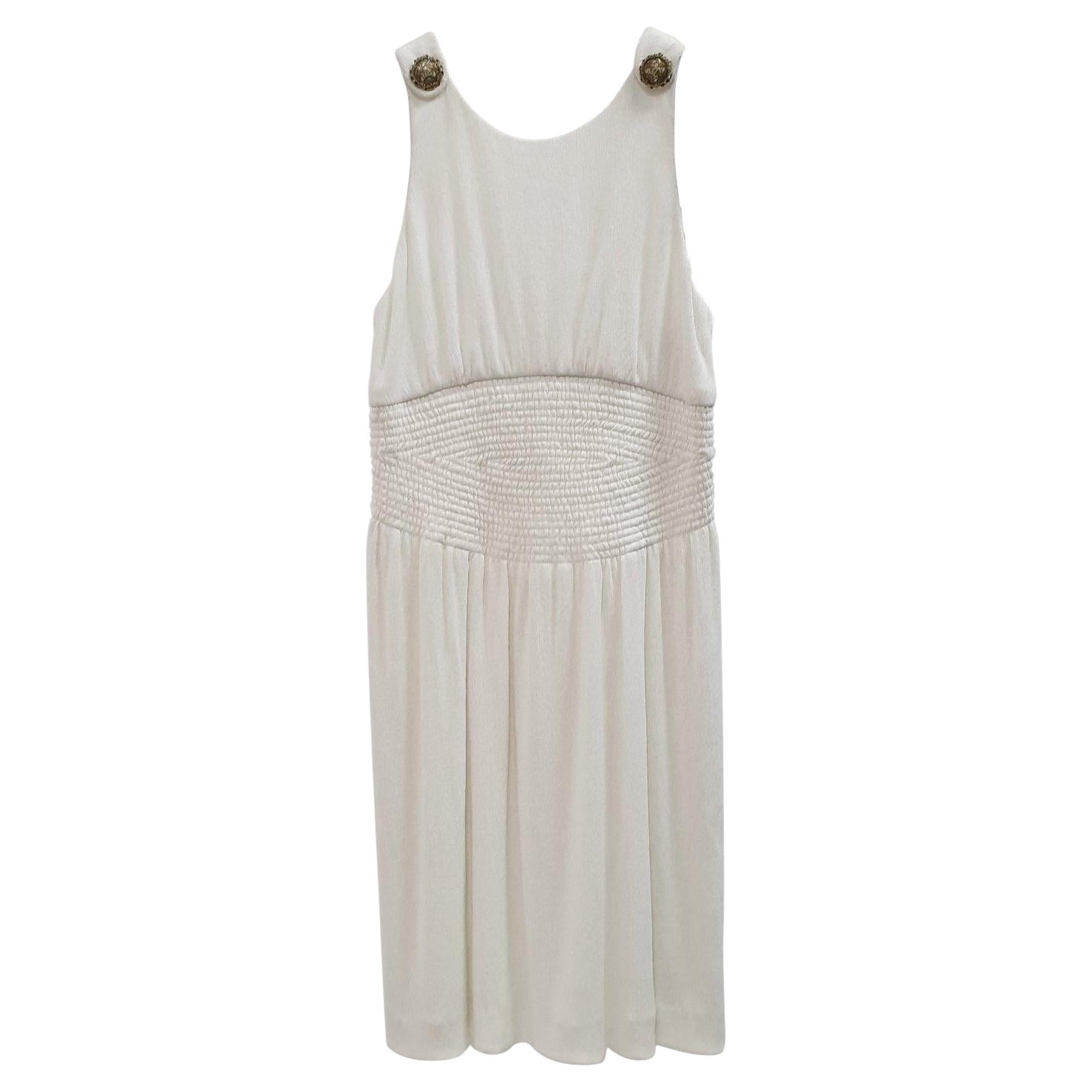 CHANEL 26S SLEEVELESS CREW NECK DRESS 823 main image 0