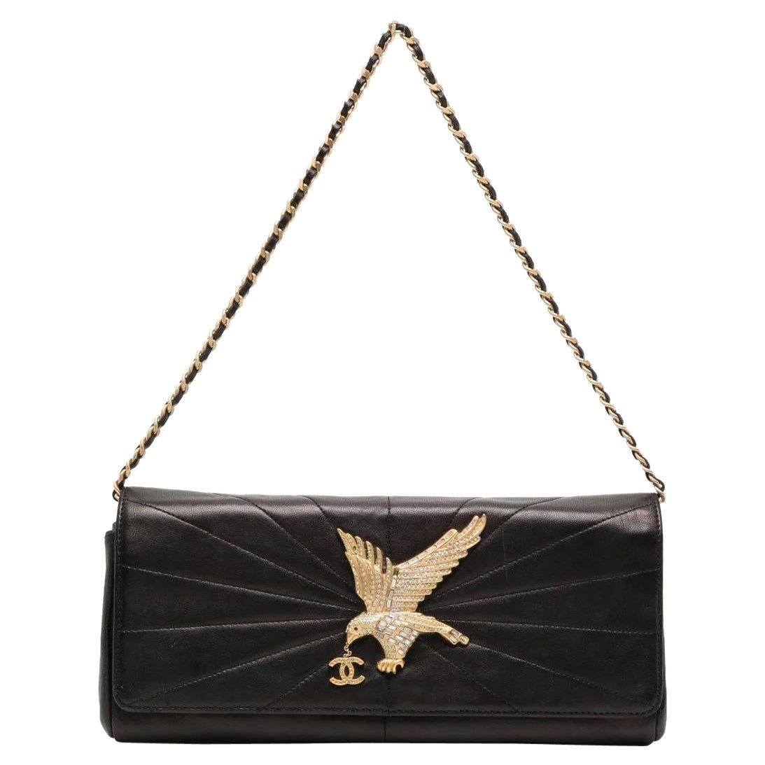 Chanel CC Eagle Embellished Clutch