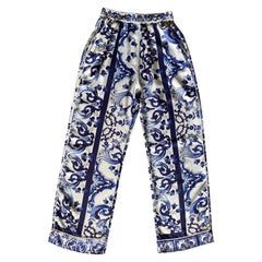 Dolce and Gabbana silk pants 