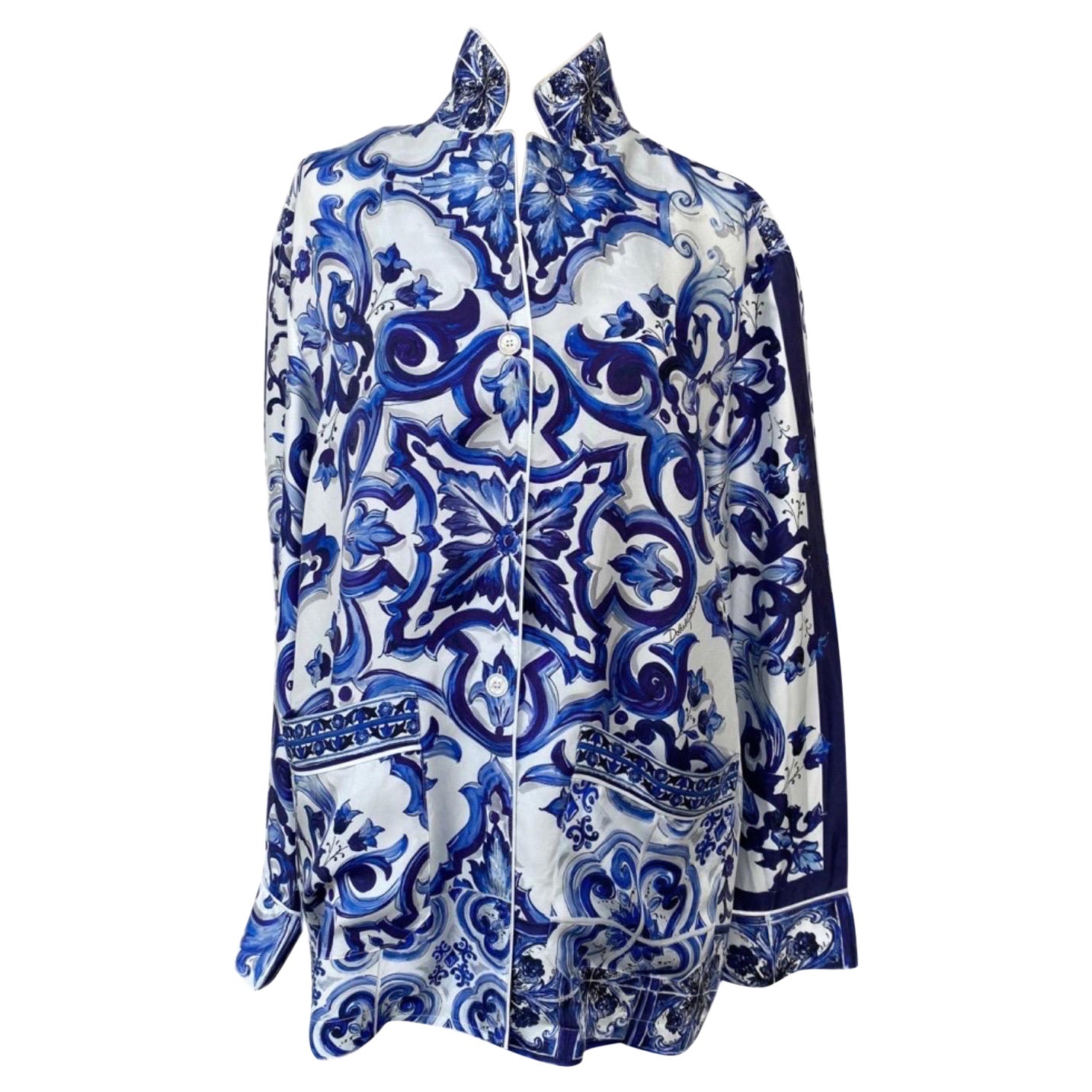 Dolce & Gabbana silk twilly shirt