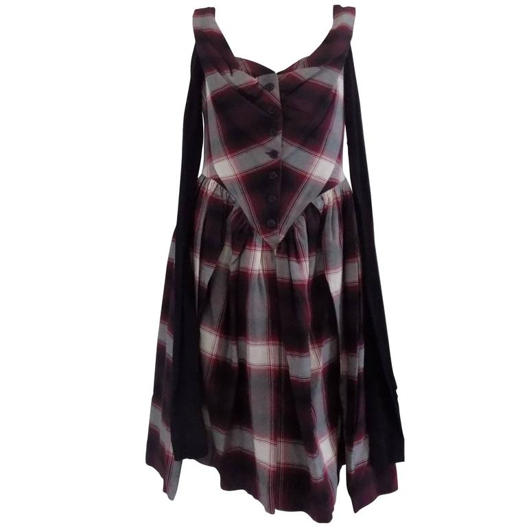 Vivienne Westwood Tartan Dress For Sale at 1stdibs