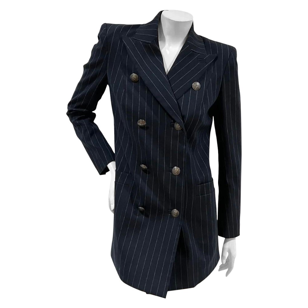 Pierre Balmain Pinstripe Jacket (Circa 2010) For Sale at 1stDibs