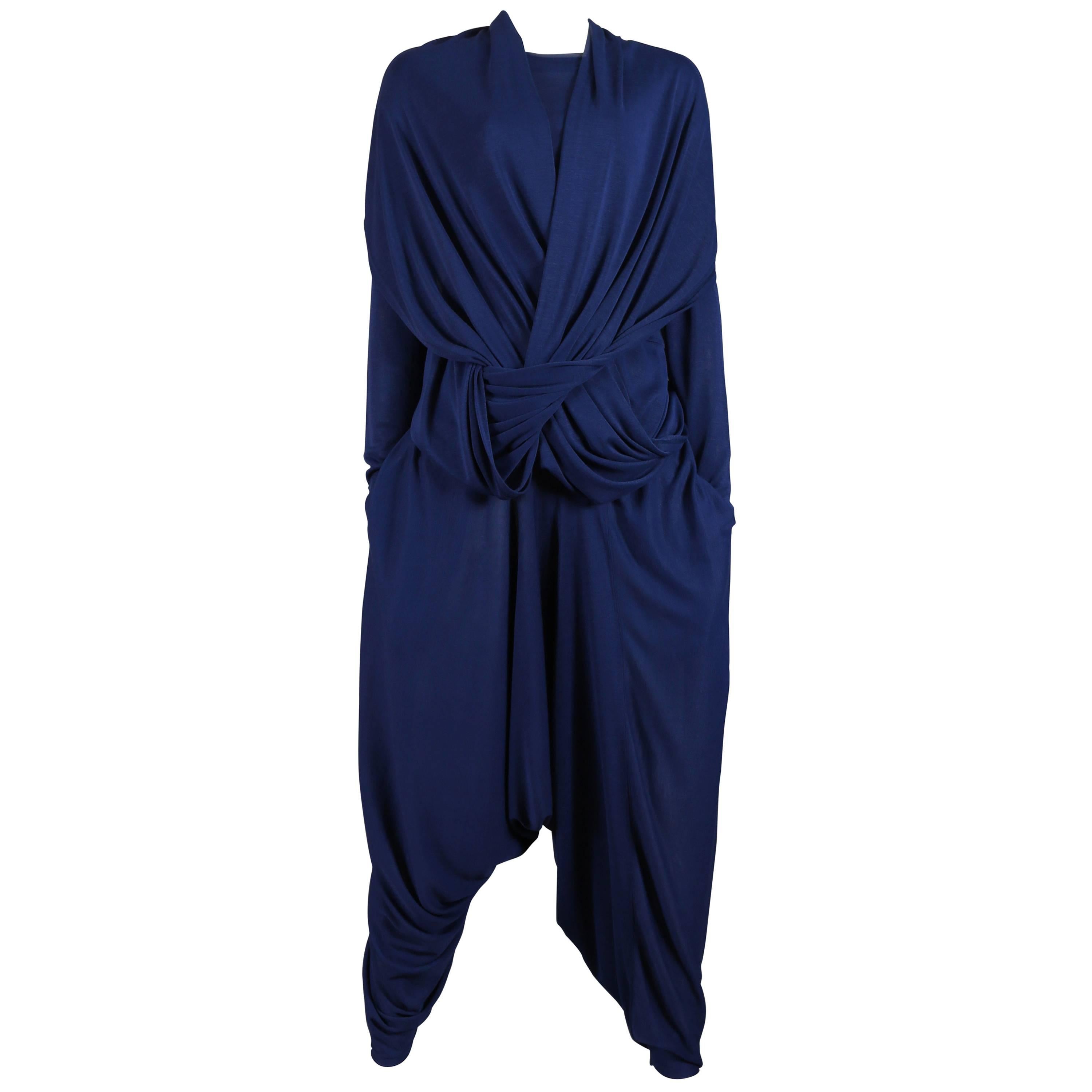 Issey Miyake knitted 2 piece pant suit, circa 1980s