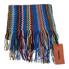 Missoni Women's Zig Zag Knit Tasseled Scarf