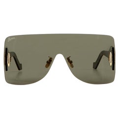 Loewe Women's Green Anagram Mask Sunglasses