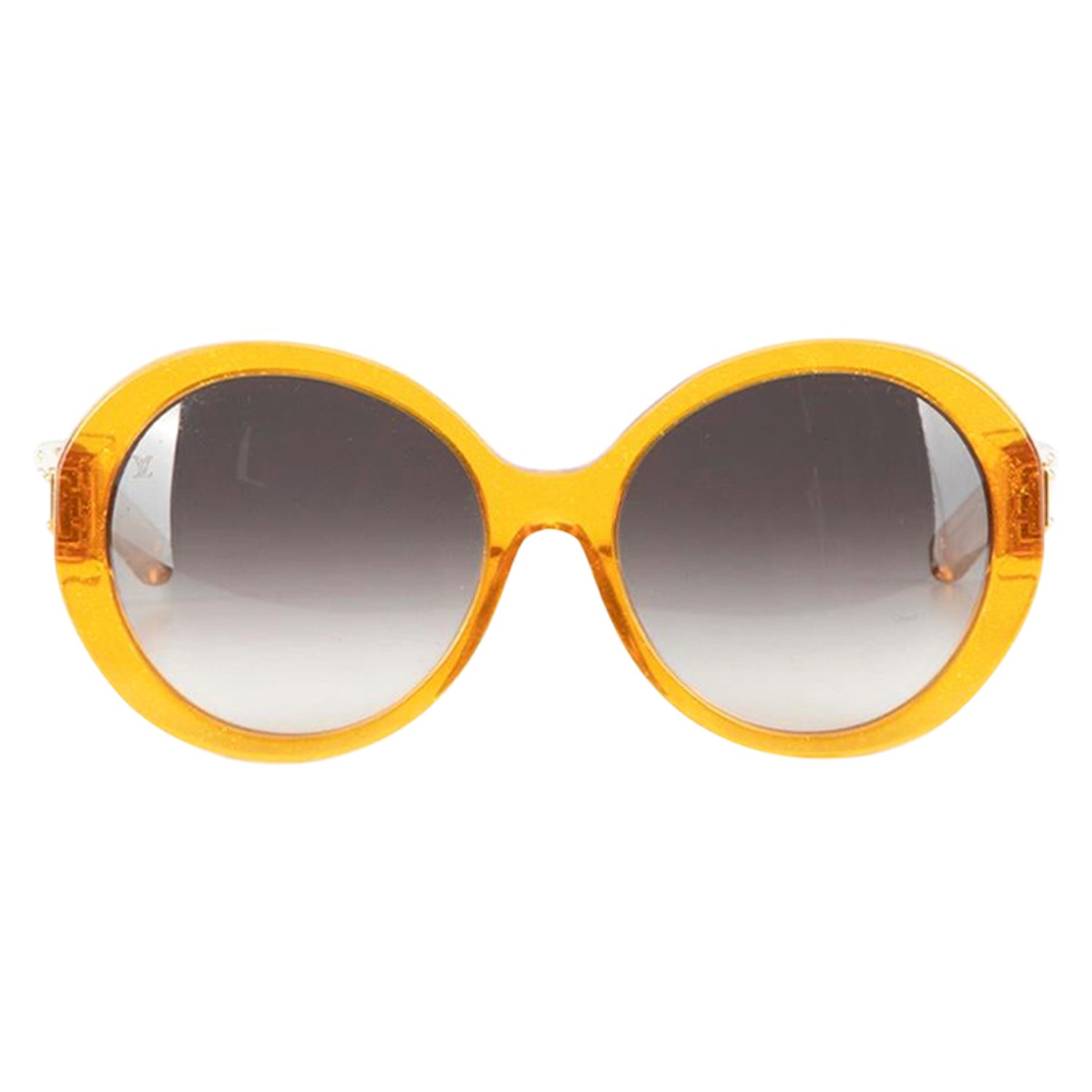 Louis Vuitton Monogram LV Rise Round Sunglasses 2022 Ss, Black, One Size
