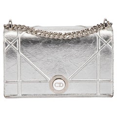 Dior Bag Diorama Silver at 1stDibs