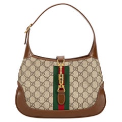 Gucci Donna Borsa a tracolla Jackie 1961 con finiture in pelle marrone