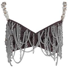 Dolce & Gabbana beaded chain bralette, circa 1991 12