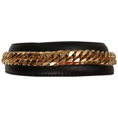 Giuseppe Zanotti New Black and Gold Collar / Necklace 2