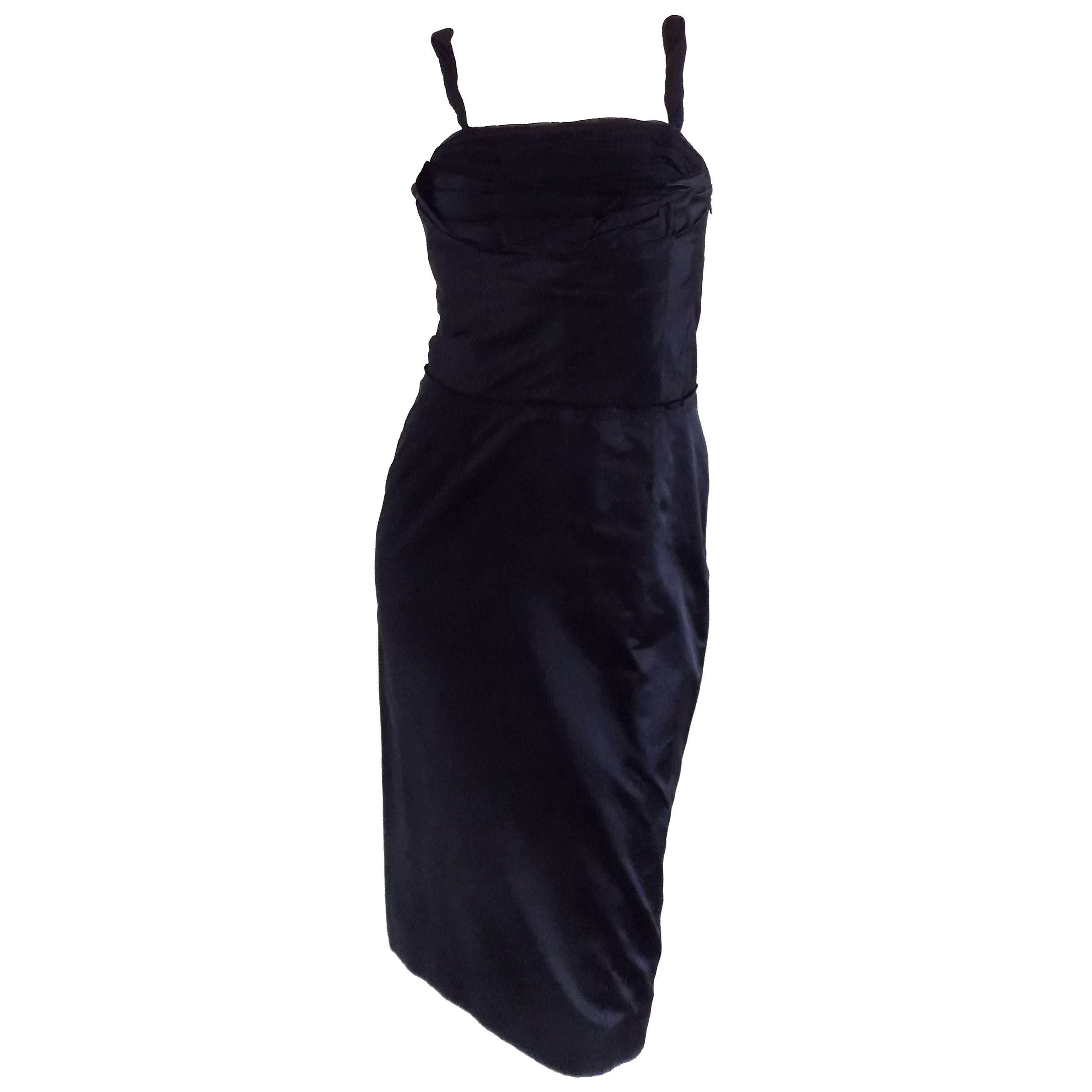 Prada Black Dress NWOT at 1stDibs