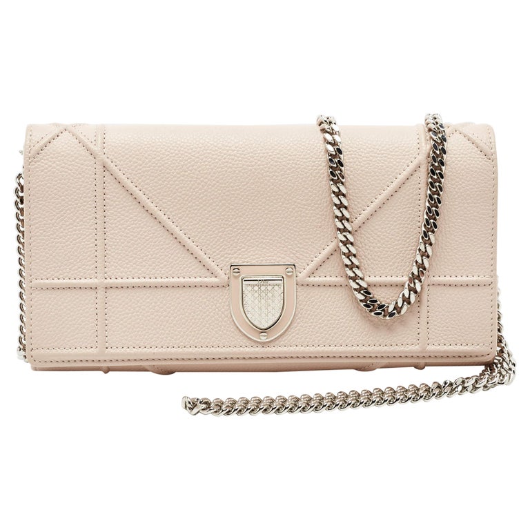 CHRISTIAN DIOR Poudre pink leather SADDLE POUCH Belt Bag at 1stDibs