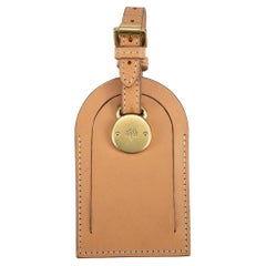 Mulberry Women's Brown Leather Luggage Tag