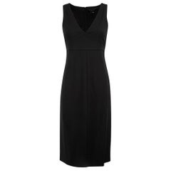 Schwarzes ärmelloses, tailliertes Minikleid Größe XS