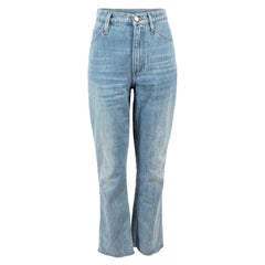 FRAME x Ritz Blue Denim Cropped Jeans Size M