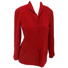 Vintage Giorgio Armani red jacket