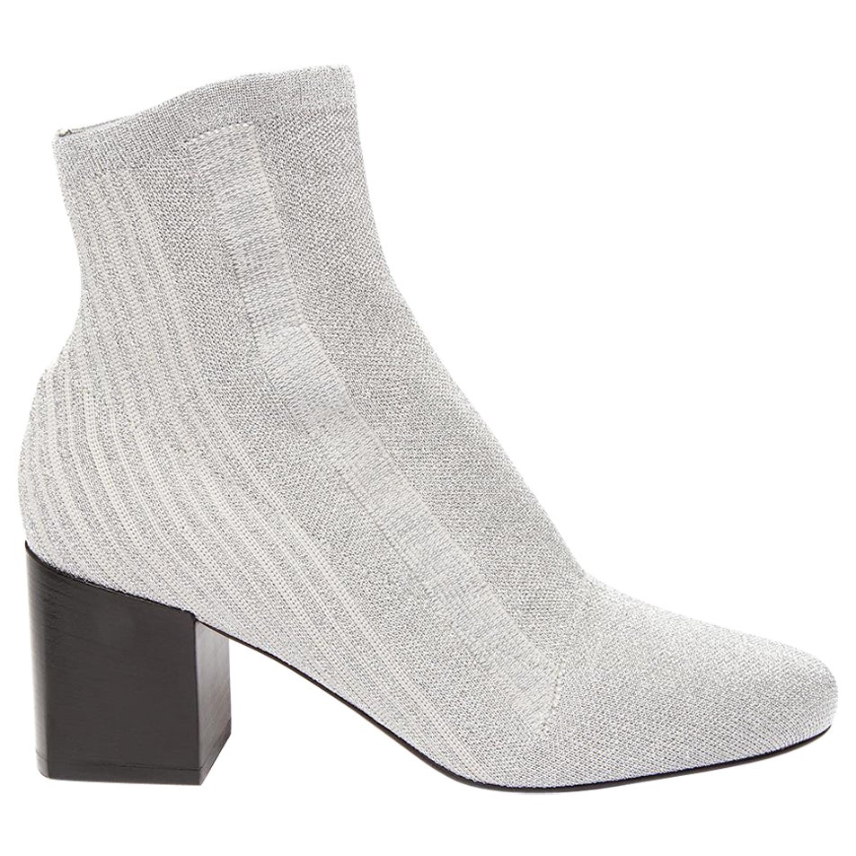 Sportmax Glitter Ankle Sock Boots Size IT 36.5 For Sale