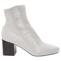 Sportmax Glitter Ankle Sock Boots Size IT 36.5