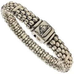 Used Lagos Signature Caviar Beaded Bracelet