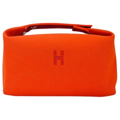 Authentic Brand New Hermes Bride A Brac Vanity Case GM 01 Large Black/Blue  Nuit