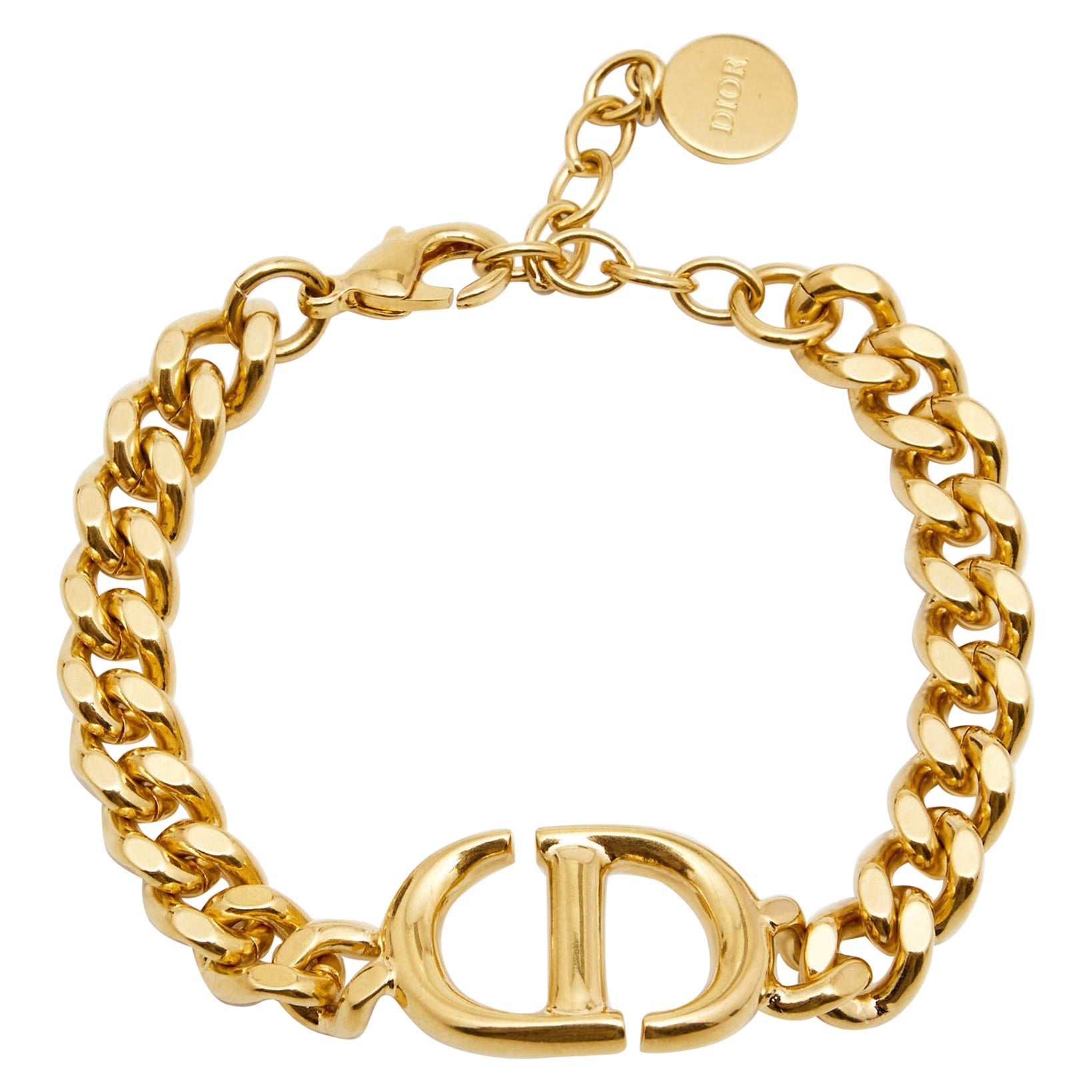 Dior 30 Montaigne Gold Tone Bracelet