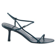 The Row Sandali nudi in pelle verde acqua taglia IT 38