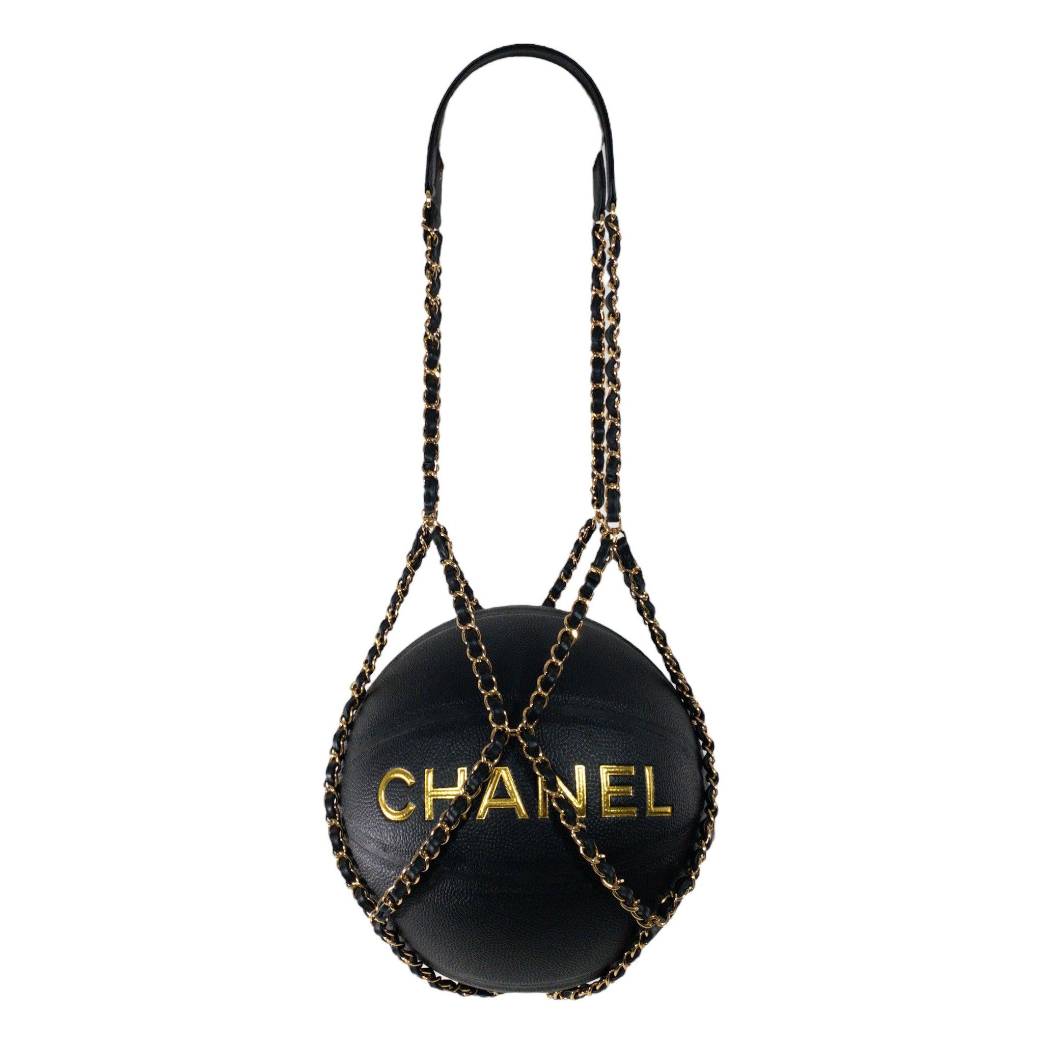 Chanel Limited Edition Basketball with Chain Harness, 2019 For Sale at  1stDibs