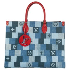 New in Box Louis Vuitton Denim On The Go Bag For Sale at 1stDibs