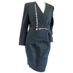 Cristallo italian tailored green Tailleur 12