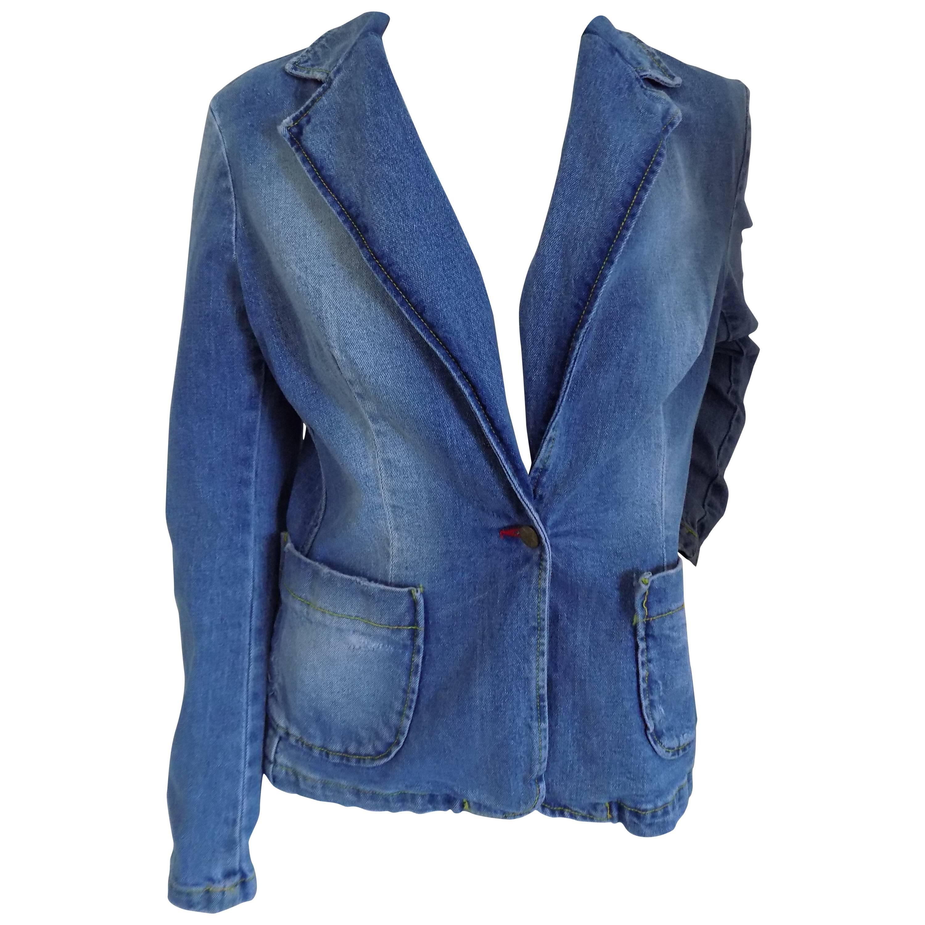 Jo Kang limited edition cotton denim jacket