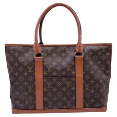 Louis Vuitton Vintage Monogram Canvas Sac Weekend Tote Bag