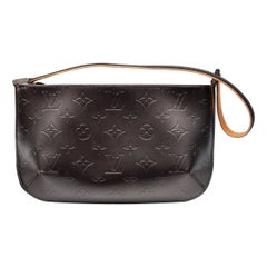Louis Vuitton Fowler Mat Monogram Pochette Bag Grey