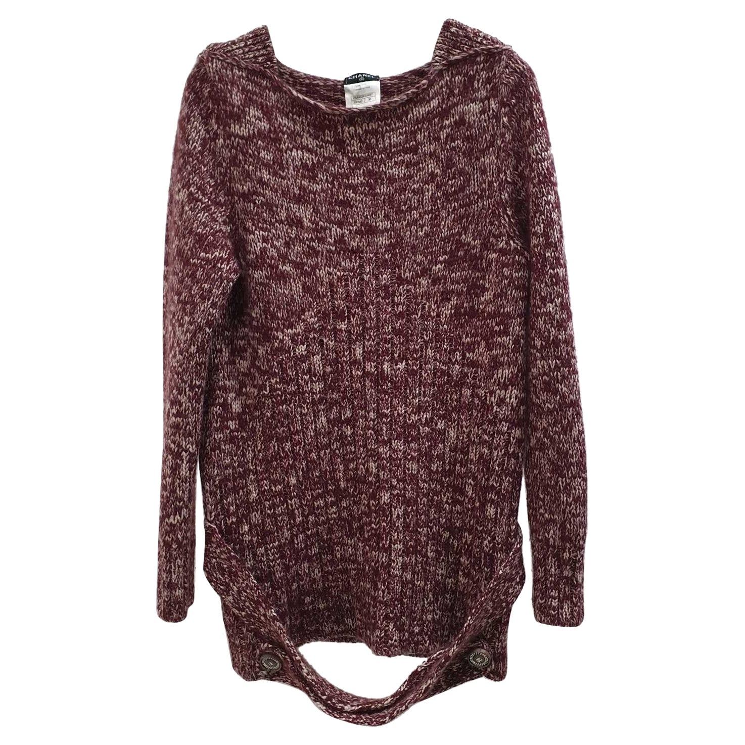 CHANEL Hand Knit Cashmere Sweater  For Sale
