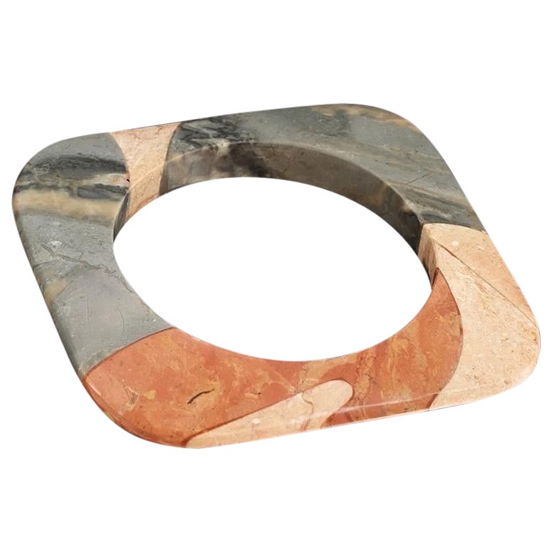 Hand-Carved Assorted Jasper Bangle Bracelet