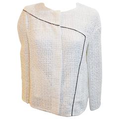 New with Tags Chanel white jacket collection 2012 spring sz 42 6
