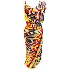 Vivienne Westwood Red Label multi color draped dress 6