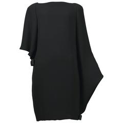 Pierre Cardin Couture Black Folding Dress