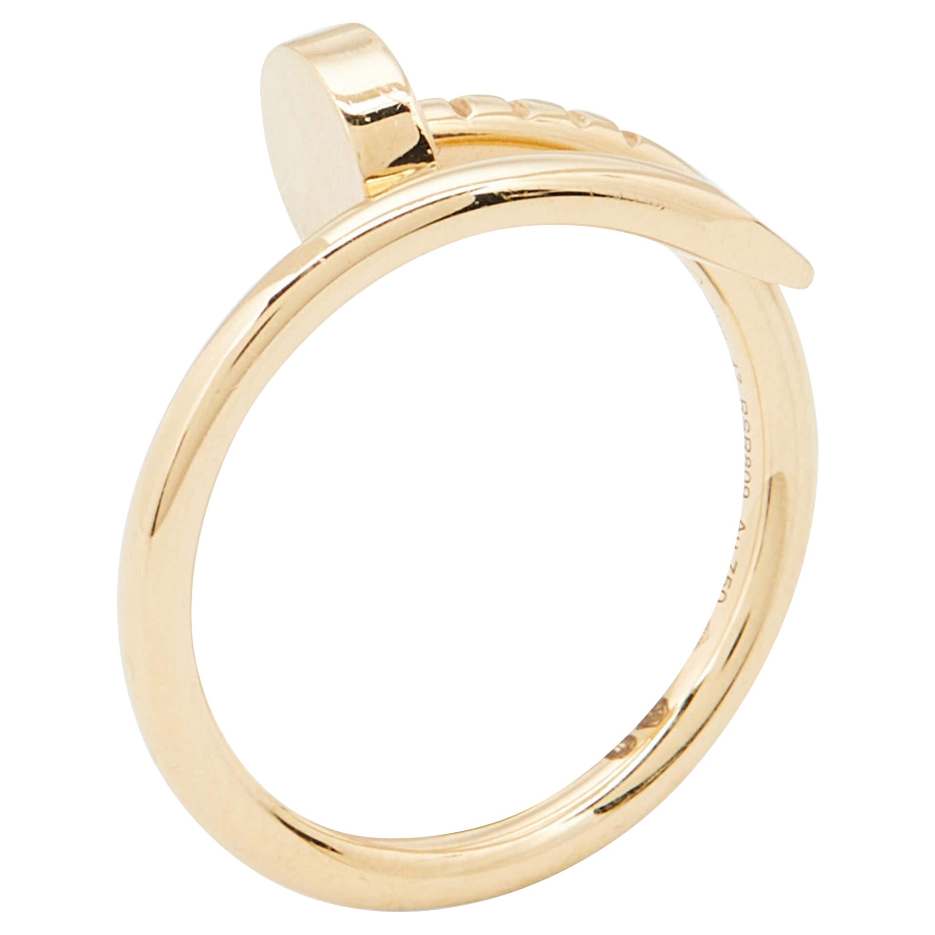 Cartier Juste Un Clou 18k Yellow Gold Small Model Ring Size 47