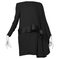 Pierre Cardin Couture Bow Drape Dress