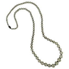 Antique Art Deco Rock Crystal Beads